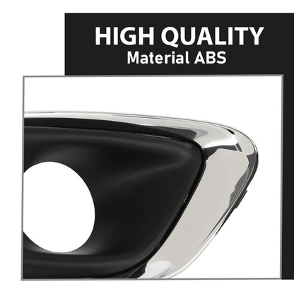 G-PLUS Fog Light Cover Trim Compatible with Jeep Compass 2011-2017 Driver and Passenger Side 68213205AA