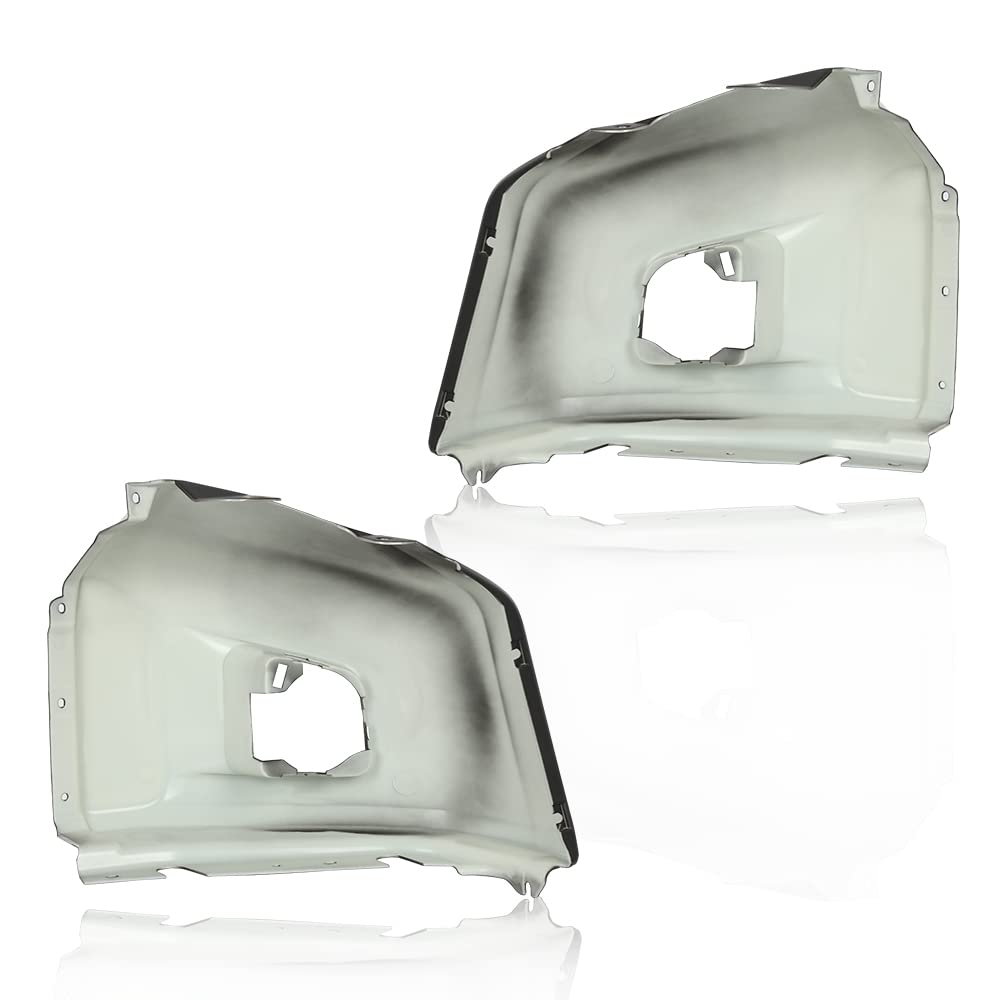 G-PLUS Front Bumper End Cap Plastic Textured Compatible with Toyota Tundra 2014-2020 W/O Parking Aid Sensor Holes，Fit for Models Without Park Assist System 521120C080, 521130C080 Left and Right