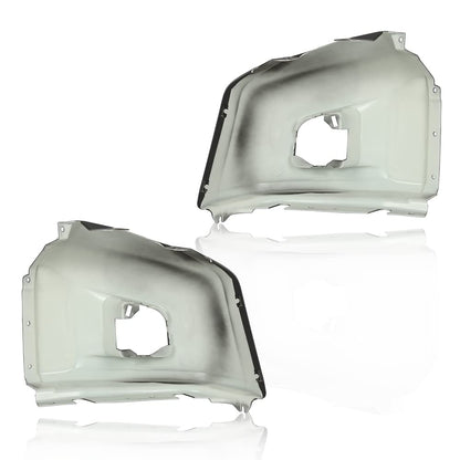 G-PLUS Front Bumper End Cap Plastic Textured Compatible with Toyota Tundra 2014-2020 W/O Parking Aid Sensor Holes，Fit for Models Without Park Assist System 521120C080, 521130C080 Left and Right