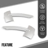 G-PLUS Bumper Trim Silver Compatible with BMW X5 2014–2018 Fits xDrive40e 2016–2018 (Excluding M Sport Package) Standard Edition Front Bumper Trim Strips 51117303114 51117303113