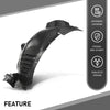G-PLUS Fender Liners Front Driver Left Side Compatible with Benz C250 C300 C350 2012-2014 2046906030, MB1248173