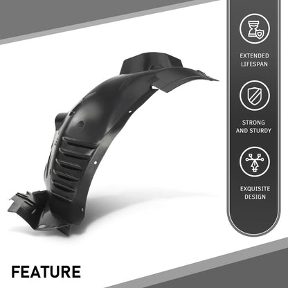 G-PLUS Fender Liners Front Driver Left Side Compatible with Benz C250 C300 C350 2012-2014 2046906030, MB1248173