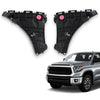 G-PLUS Front Bumper Brackets Compatible with Toyota Tundra 2014 2015 2016 2017 2018 2019 2020 2021 Black Driver & Passenger Side Bumper Bracket Retainer