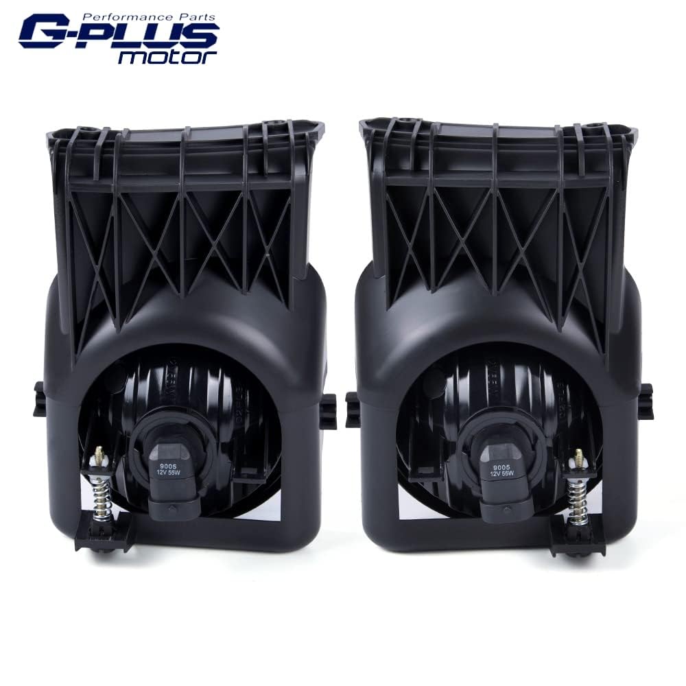 G-PLUS Bumper Fog Lights Pair Compatible With GMC Sierra 1500 2500 3500 2003-2006 Pickup Lamps Left and Right Clear