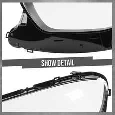 G-PLUS Headlight Lens Cover for Benz W213 E-Class E200 E350 E450 2021-2023 Clear Additional Angle