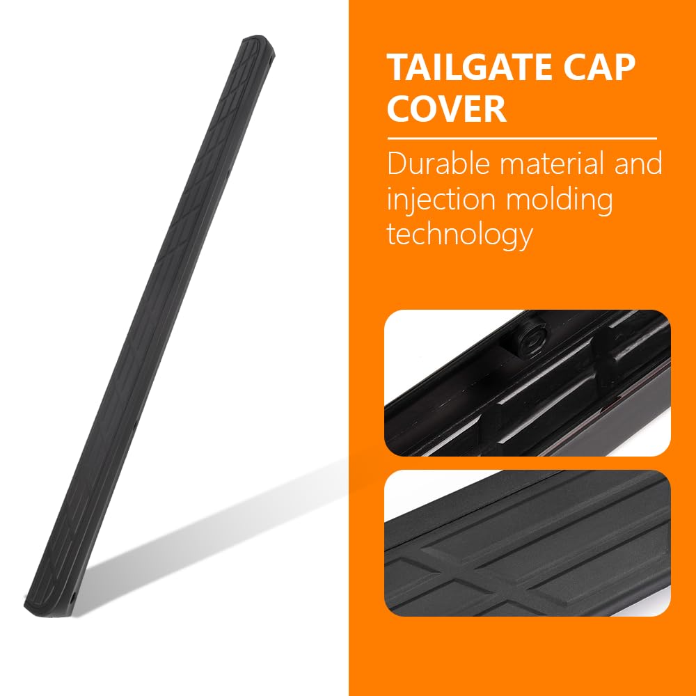 G-PLUS Tailgate Cap Top Protector Cover Compatible with Chevy Silverado GMC Sierra 1500 2007-2013/ Silverado Sierra 2500 3500 2007-2014(NOT fit 2007 Classic Models) 25844299, GM1904104 59.52" Length