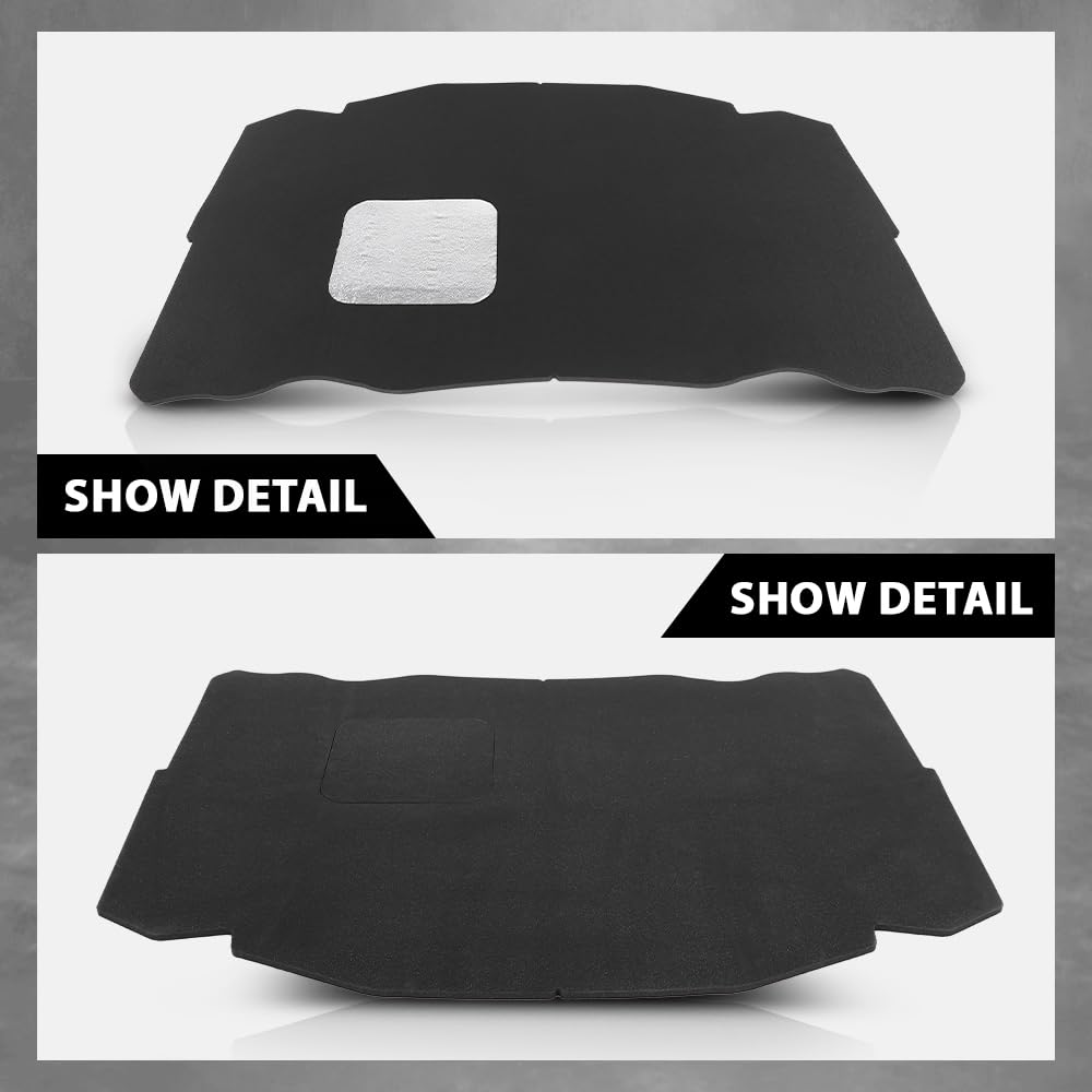 G-PLUS Hood Insulation Pad Compatible with Benz W124 E Class 1990-1995,Fit Benz 300CE 300E 300TE 1990-1993,Fit Benz 400E 500E 1992-1993 1246820726