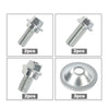 G-PLUS Plastic Bodywork Bolt Kit Compatible with Kx Kx60 Kx65 Kx80 Kx85 Kx125 Kx250 Kx500 Kawasaki