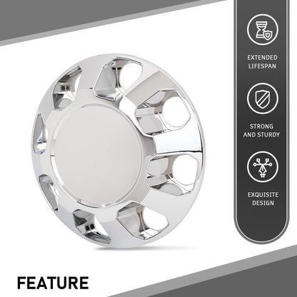 G-PLUS Wheel Center Caps Chrome Hub Cap Compatible with GMC Sierra 2500HD 2015-2020, Compatible with GMC Sierra 3500HD 2015-2020 22909152