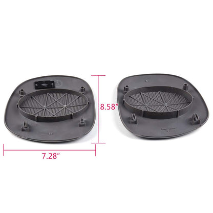 G-PLUS Gray Dash Speaker Cover Grille Grill GRILLES | COMPATIBLE WITH CHEVY S10 Blazer/GMC Jimmy Sonoma/Oldsmobile Bravada 1998-2005 Left & Right Side 15046446