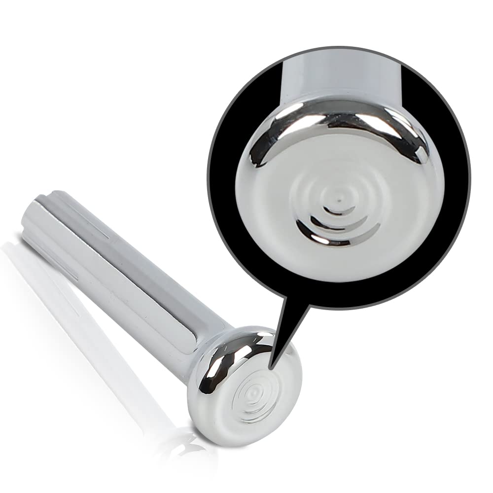 G-PLUS Cars Chrome Door Lock Knobs Pair IN6728Z