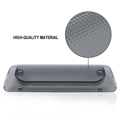 G-PLUS 3rd Brake Light Lens Smoke Cover Compatible with Chevy S10/ Fit GMC Sonoma 1994-2004 (Extended Cab Only) Brake Light Assembly 16520288 923-287 High Mount Stop Brake Light