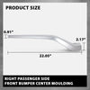 G-PLUS Front Bumper Center Molding Trim Right Passenger Side Compatible with Hyundai Santa Fe 2021-2023 86596S1600 86596-S1600