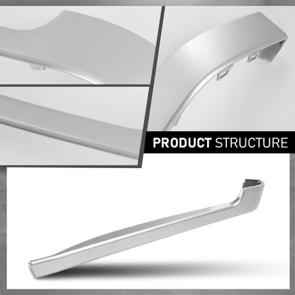 G-PLUS Left Rear Bumper Side Cladding Trim Compatible with Land Rover Range Rover 2013-2022 Silver