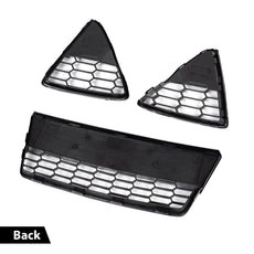 G-PLUS Front Bumper Grille 3PCS for Ford Focus S SE 2012-2014 Honeycomb Mesh Product Specifications