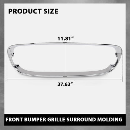 G-PLUS Front Bumper Grille Surround Molding Compatible with Jaguar F-Type 2014 2015 2016 2017 T2R5053, T2R3563