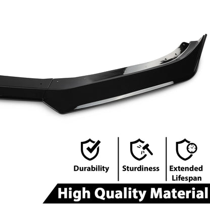 G-PLUS Front Bumper Lip Splitter 1LE Style Compatible with Chevy Camaro LT/LS/RS/SS Models 2016-2023 (Will Not Fit ZL1 Bumper Models)
