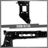 G-PLUS Front Radiator Support Assembly Compatible with Chrysler Pacifica 2017-2023, Fit Chrysler Voyager 2020-2023 V6 3.6L 68292241AB, CH1225287 Black