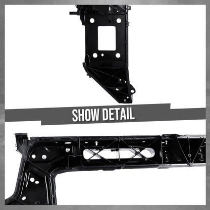 G-PLUS Front Radiator Support Assembly Compatible with Chrysler Pacifica 2017-2023, Fit Chrysler Voyager 2020-2023 V6 3.6L 68292241AB, CH1225287 Black