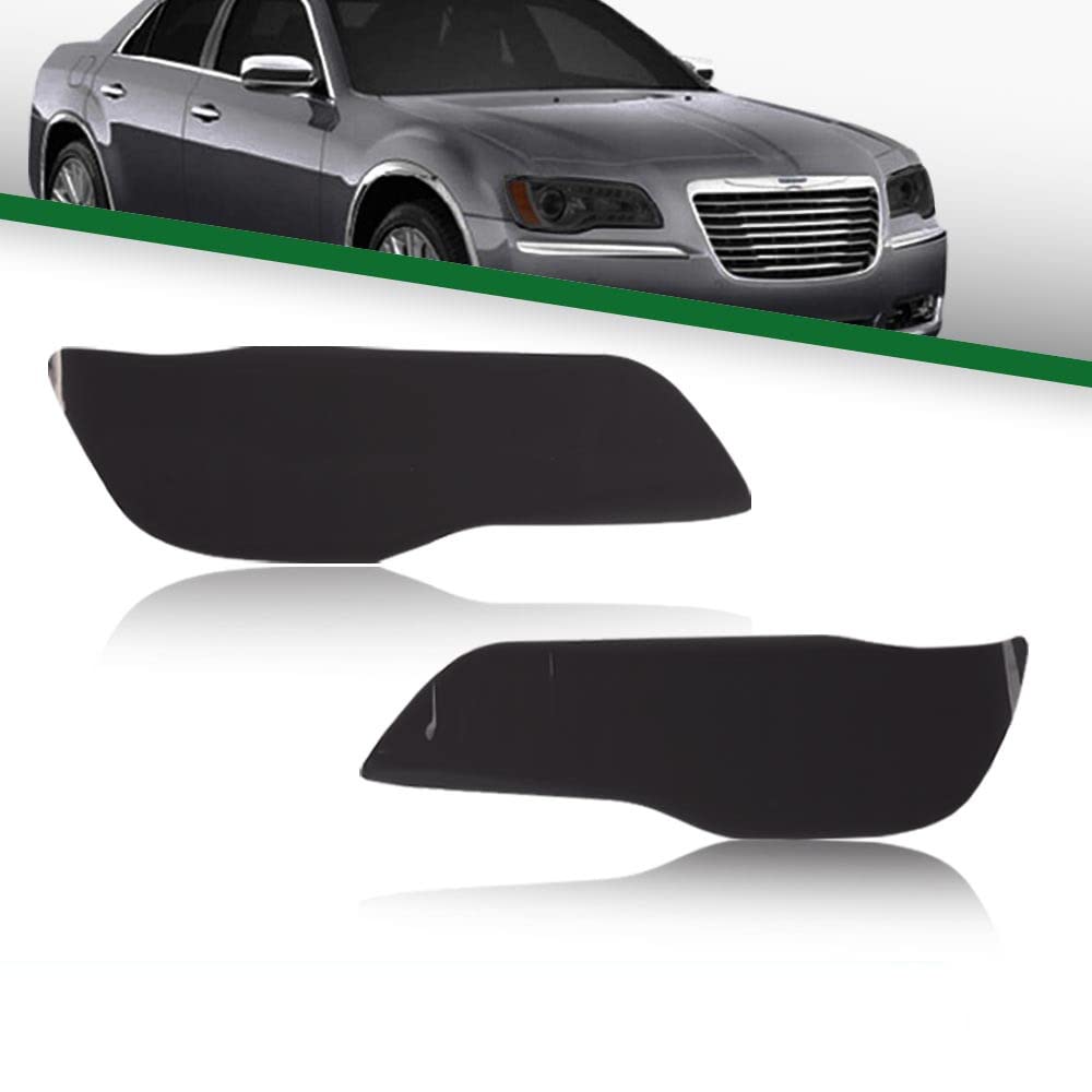 G-PLUS Front Headlight Side Precut Smoke Tint Compatible with 2011-2020 Chrysler 300 300C