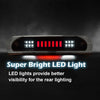 G-PLUS LED Third Brake Light Compatible With 2002-08 Dodge RAM 1500/2003-09 Dodge RAM 2500 3500 3RD LED Bar Brake/Cargo Lamp,Type I (Black Housing Clear Lens)