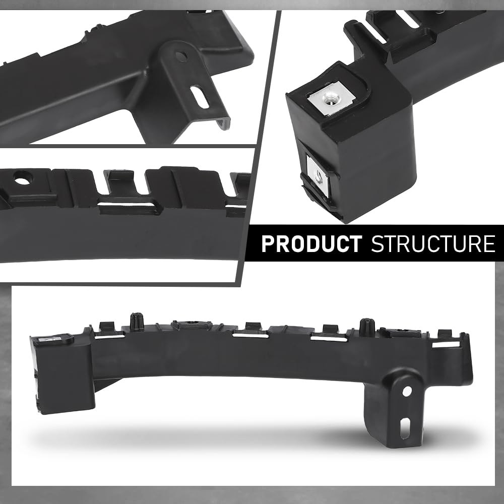 G-PLUS Front Driver Left Bumper Fascia Guide Compatible with Buick Envision 2016 2017 2018 2019 2020 22977507, GM1042186 Black