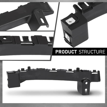G-PLUS Front Driver Left Bumper Fascia Guide Compatible with Buick Envision 2016 2017 2018 2019 2020 22977507, GM1042186 Black