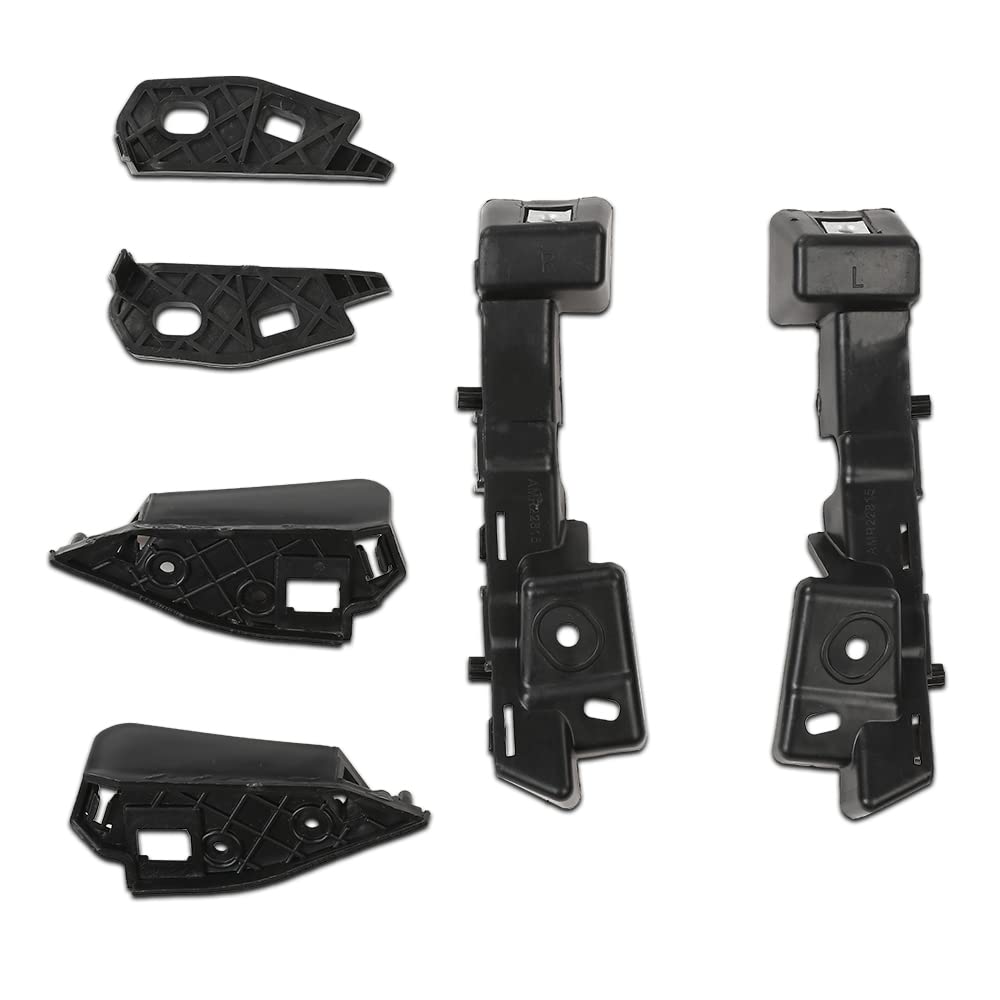 G-PLUS Front Bumper Brackets Retainer Support 6pcs Compatible with 2016-2018 Chevy Malibu Front Driver & Passenger Side Bumper Brackets 20809859 20809860