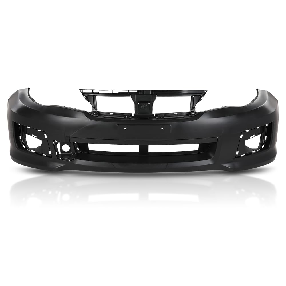 G-PLUS Front Bumper Cover Compatible with Impreza 2011-2014 (Submodel: WRX, WRX Limited, WRX Premium, WRX STI, WRX STI Limited), 57704FG113, SU1000167, Primed Black