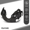 G-PLUS Front Right Fender Liner Inner, Compatible with Ford Edge 2015-2018, Passenger Side, FT4Z16102B, FT4Z16102H