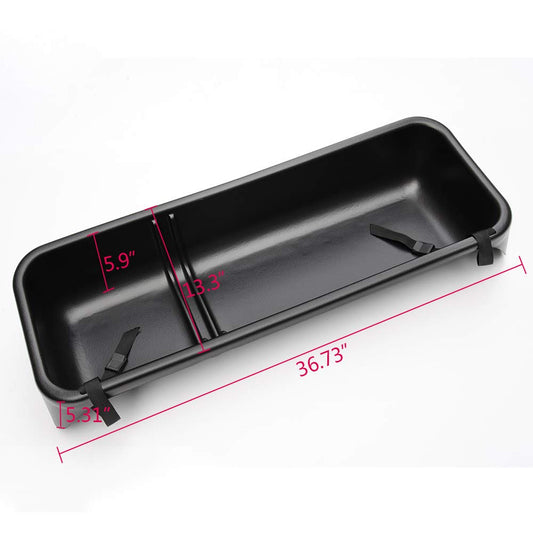 G-PLUS Under Seat Storage Box Compatible with 2009-2014 Ford F150 SuperCrew w/Subwoofer Auto Rear Underseat Storage Box