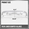 G-PLUS Rear Lower Bumper Valance Panel Compatible with Benz GLA250 (submodel: 4Matic, Base) 2015 2016 2017, Not Fit Models With AMG Style Bumper 1568850925 Silver