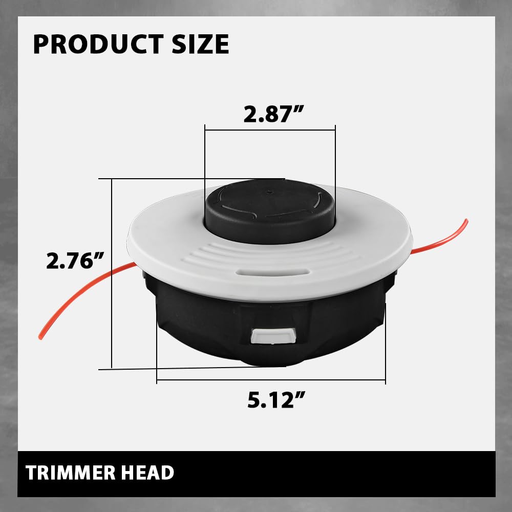 G-PLUS Trimmer Head Compatible with Stihl FS160 FS220 FS280 FS290 FS300 FS310 FS350 FS360 FS400 FS410 FS450 FS460 FS480 String Trimmers Autocut 46-2, 4003 710 2189