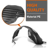 G-PLUS Front Inner Fender Liner Set Compatible with Hyundai Sonata Limited 2015-2017 86811-C2310, 86811C2300PFM, 86811C2310PFM, 86812-C2310, 86812C2300PFM, 86812C2310PFM, HY1248168 2 PCS Black