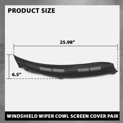 G-PLUS Windshield Wiper Cowl Screen Cover Pair Compatible with Benz W210 E-Class E320 E300 E430 1995-2003 2108311058, 2108310958