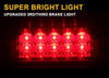 G-PLUS 3rd Third Brake Light Compatible with 2004-2008 Ford F150 Lobo/Fit 2007-2010 Ford Explorer/Fit 2006-2008 Lincoln Mark LT High Mount Stop Lights Smoky Lens Chrome Housing