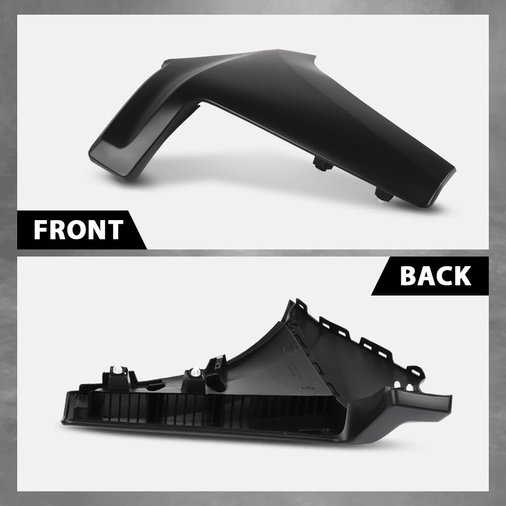 G-PLUS Front Bumper End Cap Extension Trim Pair Compatible with Chevy Silverado 1500 2019-2022 Replacement for GM1016110, GM1017110