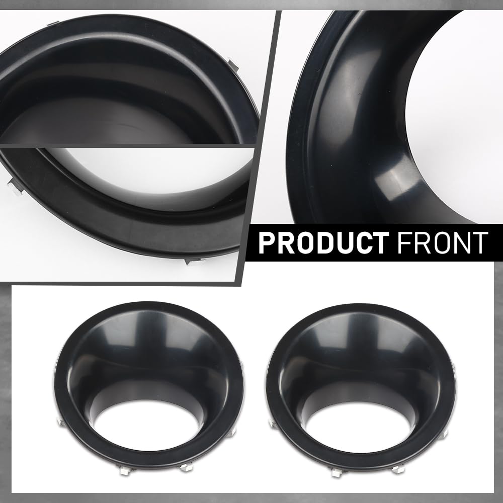 G-PLUS Fog Lamp Light Bezel Compatible with LR4 2010-2014 Black