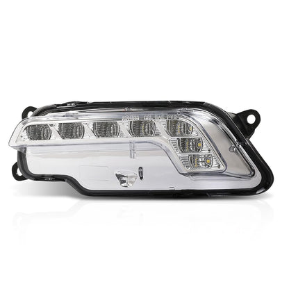 G-PLUS LED Left Fog Light Daytime Running Lamps, Compatible with Benz W212 E250 E350 E550 2010-2016, LH Driver Side, 2128200756, MB2562100