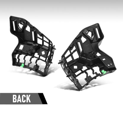 G-PLUS Bumper Bracket Driver & Passenger Side Pair Front Lower Compatible with Volvo XC90 2016-2023 31353403, 31353404 Black