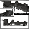 G-PLUS Front Left Outer Bumper Cover Support, Compatible with Audi Q5 2021-2024, Driver Side, 80A807277D