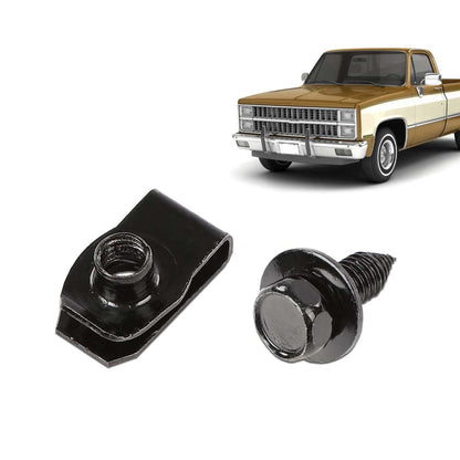 G-PLUS Fender Bolts & U Nuts 5/16-18 x 7/8" x 3/4" Washer 1/2" Hex Head 50pc