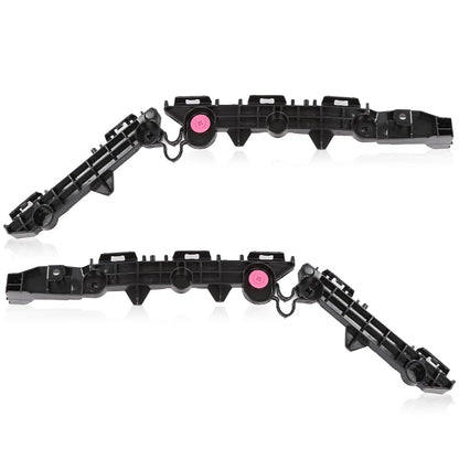G-PLUS Rear Left & Right Side 1pair Bumper Brackets Compatible with 2019-2021 Toyota RAV4 521550R070, 521560R070, TO1143129, TO1142129
