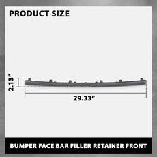 G-PLUS Front Bumper Retainer Compatible with Audi Q3 2019-2023 Side View