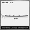 G-PLUS Front Bumper Face Bar Filler Retainer, Compatible with Audi Q3 Prestige 2019/ Audi Q3 2019-2023, 83A807663GRU, AU1087105