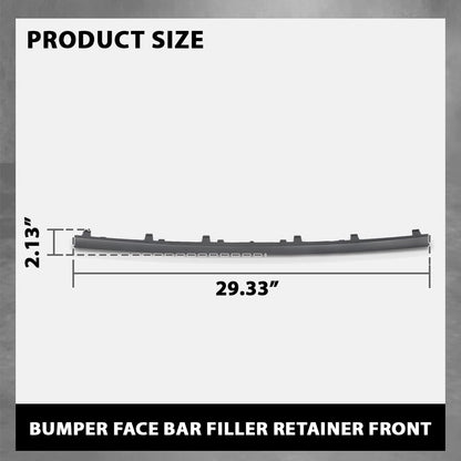G-PLUS Front Bumper Face Bar Filler Retainer, Compatible with Audi Q3 Prestige 2019/ Audi Q3 2019-2023, 83A807663GRU, AU1087105