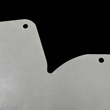 G-PLUS A/C And Heater Delete Panel C3 Compatible with 1968-1982 Corvette Silver
