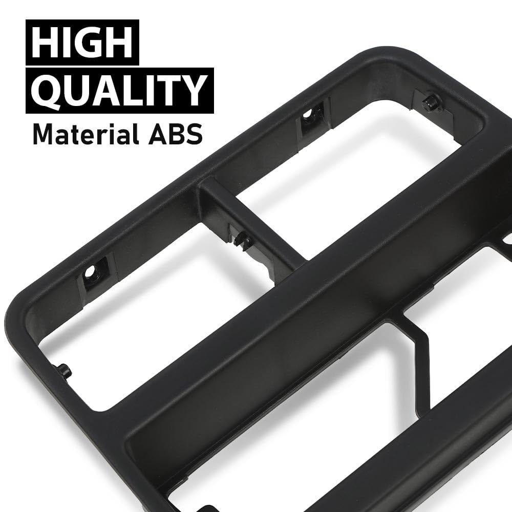 G-PLUS Dash Radio AC Bezel Panel Trim, Compatible with Geo Tracker/Suzuki Sidekick 1992 1993 1994 1995 Black Dash Panel