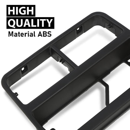 G-PLUS Dash Radio AC Bezel Panel Trim, Compatible with Geo Tracker/Suzuki Sidekick 1992 1993 1994 1995 Black Dash Panel