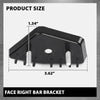G-PLUS Front Bumper Face Bar Bracket Retainer Mounting Brace Passenger Right Side Hand Compatible with Ford Mustang Bullitt/Mach 1 2019-2023,Fit Ford Mustang 2018-2023 JR3Z17C947B, FO1043154 Black